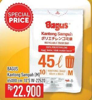 Promo Harga BAGUS Kantong Sampah M 10 pcs - Hypermart