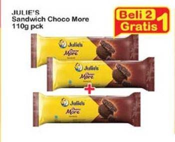 Promo Harga Julies Sandwich Choco More 110 gr - Indomaret
