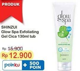 Promo Harga Shinzui Glow Spa Exfoliating Gel Cica 130 ml - Indomaret