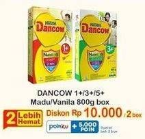 DANCOW 1+/ 3+/ 5+ Madu, Vanilla