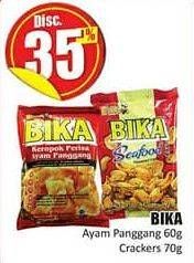 Promo Harga BIKA Ayam Panggang 60 g, Crackers 70 g  - Hari Hari