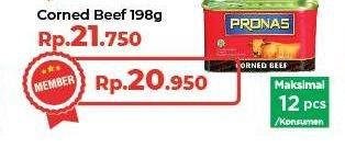 Promo Harga Pronas Corned Beef Regular 198 gr - Yogya