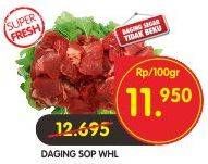 Promo Harga Daging Sop per 100 gr - Superindo