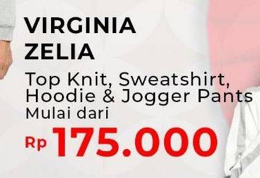 Promo Harga Virginia/Zelia Top Knit, Sweatshirt, Hoddie, Jogger Pants  - Carrefour