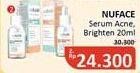 Promo Harga Nuface Nu Glow Serum Acne Prone Care, Brighten Supple Skin 20 ml - Alfamidi