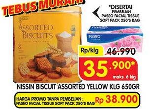 Promo Harga NISSIN Assorted Biscuits 650 gr - Superindo