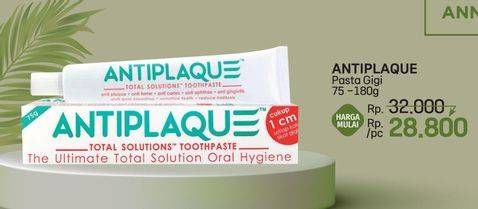 Promo Harga Antiplaque Toothpaste 75 gr - LotteMart