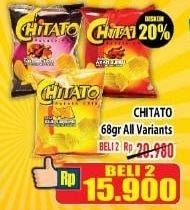 Promo Harga CHITATO Snack Potato Chips All Variants per 2 bungkus 68 gr - Hypermart
