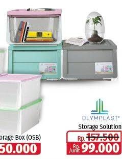 Promo Harga Olymplast Storage Solution Kotak Serbaguna  - Lotte Grosir
