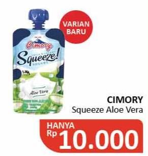 Promo Harga CIMORY Squeeze Yogurt Aloe Vera 120 gr - Alfamidi