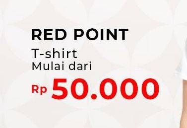 Promo Harga Red Point FP S/S Happy Holiday KN F005 Red  - Carrefour