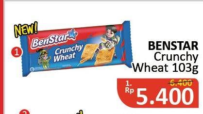 Promo Harga BENSTAR Crunchy Wheat 103 gr - Alfamidi