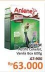 Promo Harga ANLENE Actifit Susu High Calcium Cokelat, Vanila 600 gr - Alfamidi