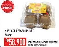 Promo Harga Kiwi Gold Zespri Punet 4 pcs - Hypermart