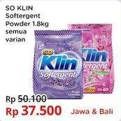 Promo Harga SO KLIN Softergent All Variants 1800 gr - Indomaret