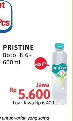 Promo Harga Pristine 8 Air Mineral 600 ml - Alfamidi