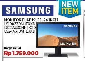 Promo Harga Samsung Monitor LS19A330NHEXXD, LS22A330NHEXXD, LS24A310NHEXXD  - COURTS