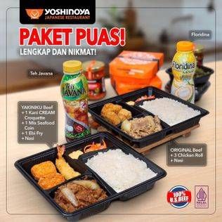 Promo Harga Yoshinoya Paket Puas  - Yoshinoya