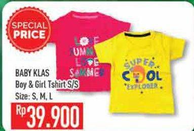 Promo Harga BABY KLAS Boy T-Shirt S/S Girl, Boy  - Hypermart