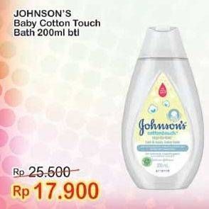 Promo Harga JOHNSONS Baby Cottontouch Top to Toe Bath 200 ml - Indomaret