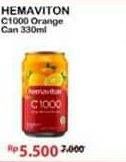 Promo Harga HEMAVITON C1000 Orange per 3 kaleng 330 ml - Alfamart
