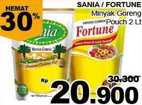 Promo Harga Sania / Fortune Minyak Goreng 2 ltr - Giant