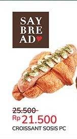 Promo Harga Say Bread Roti Sosis Croissant  - Indomaret