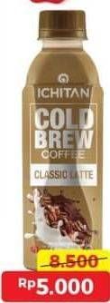 Promo Harga Ichitan Cold Brew Coffee Classic Latte, Brown Sugar 250 ml - Alfamart