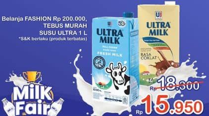 Promo Harga Ultra Milk Susu UHT 1000 ml - Yogya