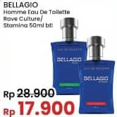 Promo Harga Bellagio Eau De Toilette Stamina, Rave Culture 50 ml - Indomaret