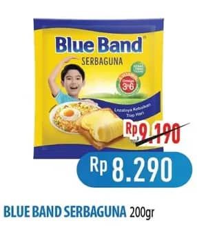 Promo Harga Blue Band Margarine Serbaguna 200 gr - Hypermart