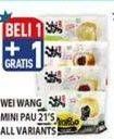 Promo Harga Weiwang Mini Pao All Variants 21 pcs - Hypermart