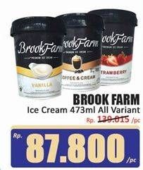 Promo Harga Brookfarm Ice Cream All Variants 473 ml - Hari Hari