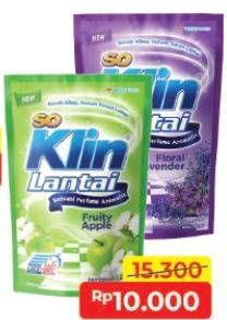 Promo Harga So Klin Pembersih Lantai All Variants 780 ml - Alfamart