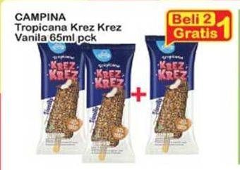 Promo Harga Campina Tropicana Krez-Krez Vanilla 65 ml - Indomaret