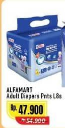 Promo Harga Alfamart Adult Diapers Pants L8 8 pcs - Alfamart