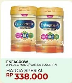 Promo Harga Enfagrow A+3 Susu Bubuk Vanilla, Madu 800 gr - Yogya