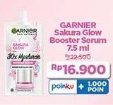 Promo Harga Garnier Booster Serum Sakura White Hyaluron 7 ml - Indomaret