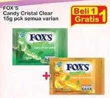 Promo Harga FOXS Crystal Candy All Variants 15 gr - Indomaret