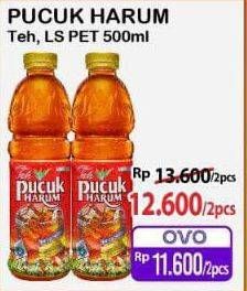 Promo Harga Teh Pucuk Harum Minuman Teh Jasmine, Less Sugar 500 ml - Alfamart