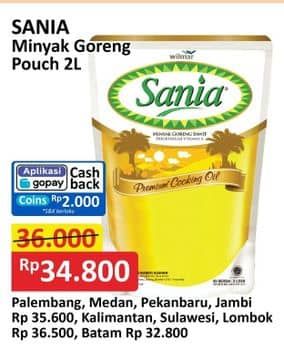 Promo Harga Sania Minyak Goreng 2000 ml - Alfamart