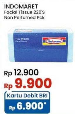 Promo Harga Indomaret Facial Tissue Non Perfumed 220 pcs - Indomaret