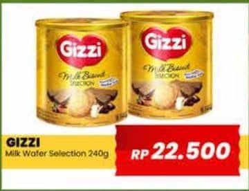 Promo Harga Gizzi Festive Milk Biscuit Selection 240 gr - Yogya