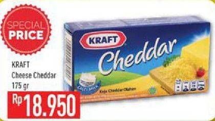 Promo Harga KRAFT Cheese Cheddar 175 gr - Hypermart
