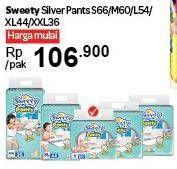 Promo Harga Sweety Silver Pants S66, M60, L54, XL44, XXL36  - Carrefour