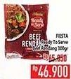 Promo Harga FIESTA Ready Meal Beef Rendanag 300 gr - Hypermart