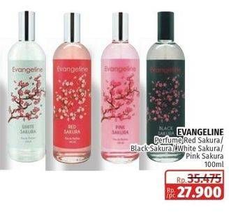 Promo Harga Evangeline Eau De Parfume Red Sakura, Black Sakura, White Sakura, Pink Sakura 100 ml - Lotte Grosir
