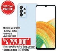 Promo Harga Samsung Galaxy A33 8 GB + 256 GB  - Hypermart