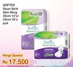 Promo Harga Softex Daun Sirih 36 cm / 29 cm  - Indomaret