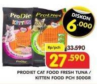 Promo Harga PRODIET Makanan Kucing Tuna, Kitten Food 500 gr - Superindo